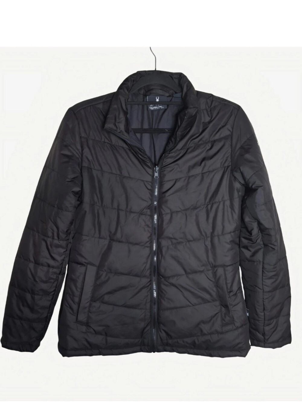 Spyder Womens Black Puffer Jacket Size Medium Packable Winter Comfy Pockets
